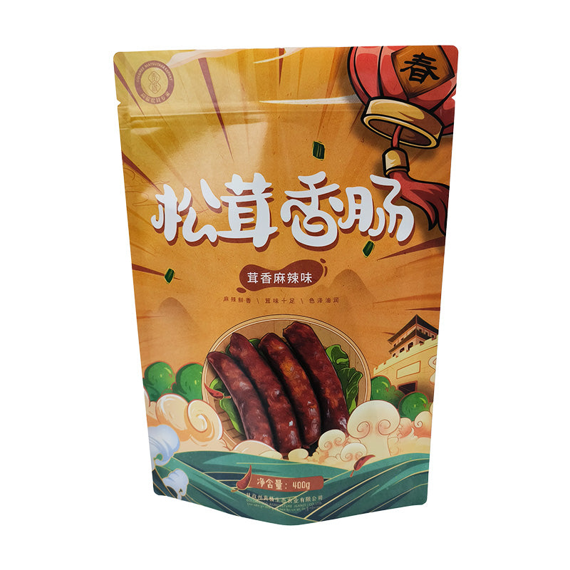 Stand up Pouch for 400g Sausages Packaging