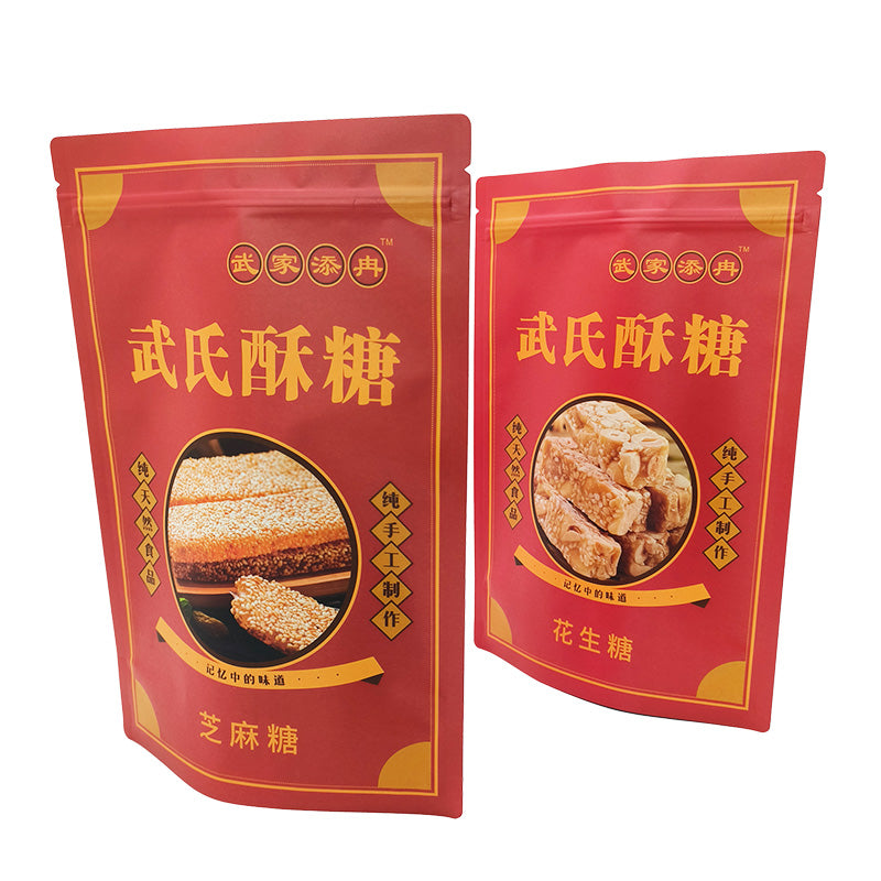 Stand up Pouch for  Sugar Crispy Packaging