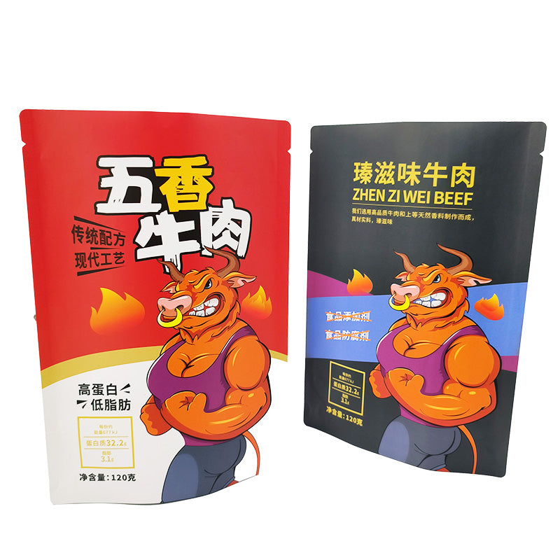 Stand up Pouch for 120g Beef Packaging