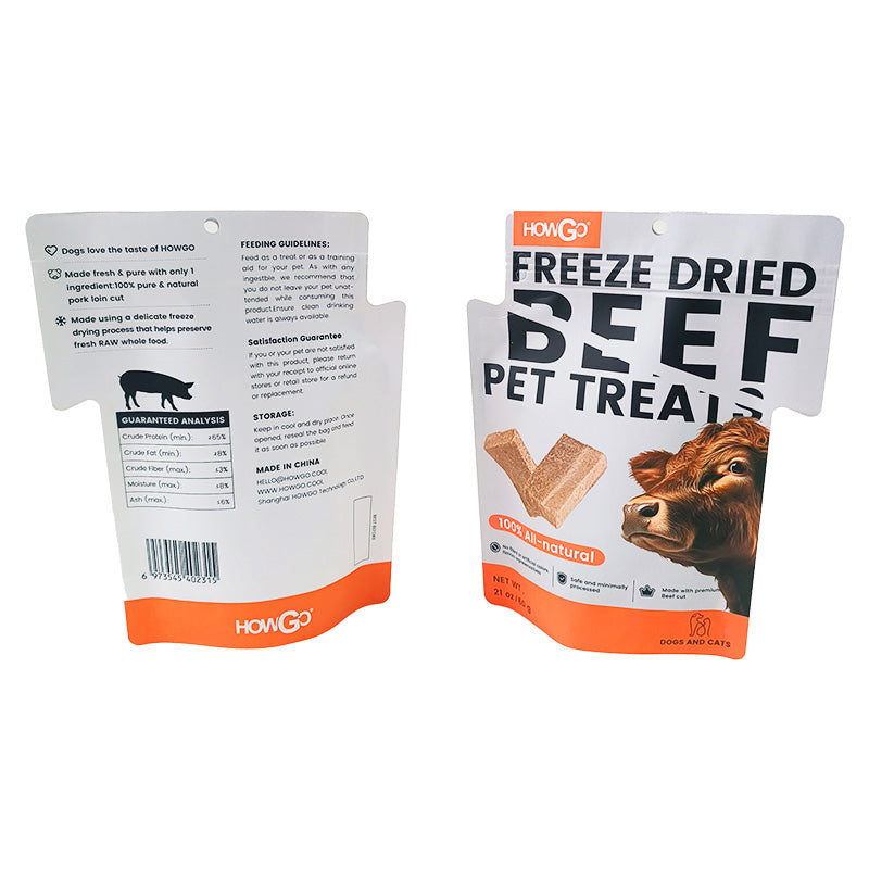 Shape bag for Pet Food Packaging