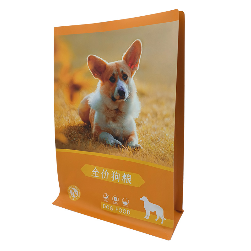 Flat Bottom Pouch for Pet Food Packaging