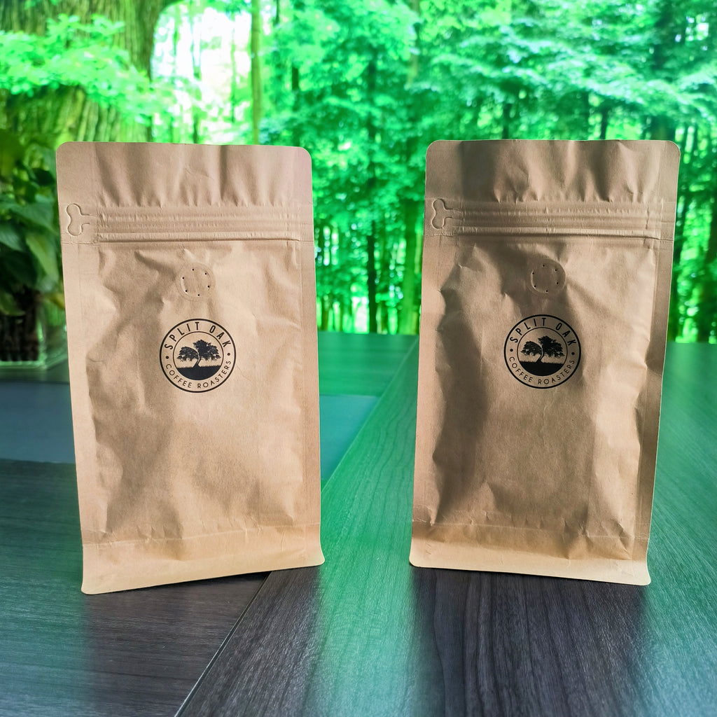 Flat bottom pouch for Coffee Bean Packaging