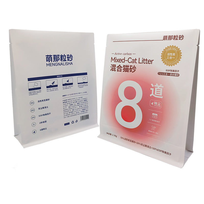 Flat Bottom Pouch for Cat Litter Packaging