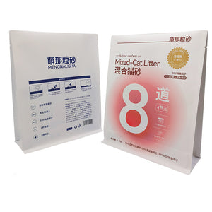 Flat Bottom Pouch for Cat Litter Packaging