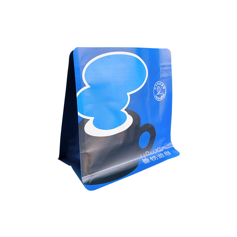 Flat bottom pouch for Coffee Beans Packaging