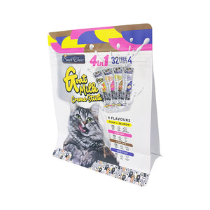 Flat Bottom Pouch for Cat Food Packaging