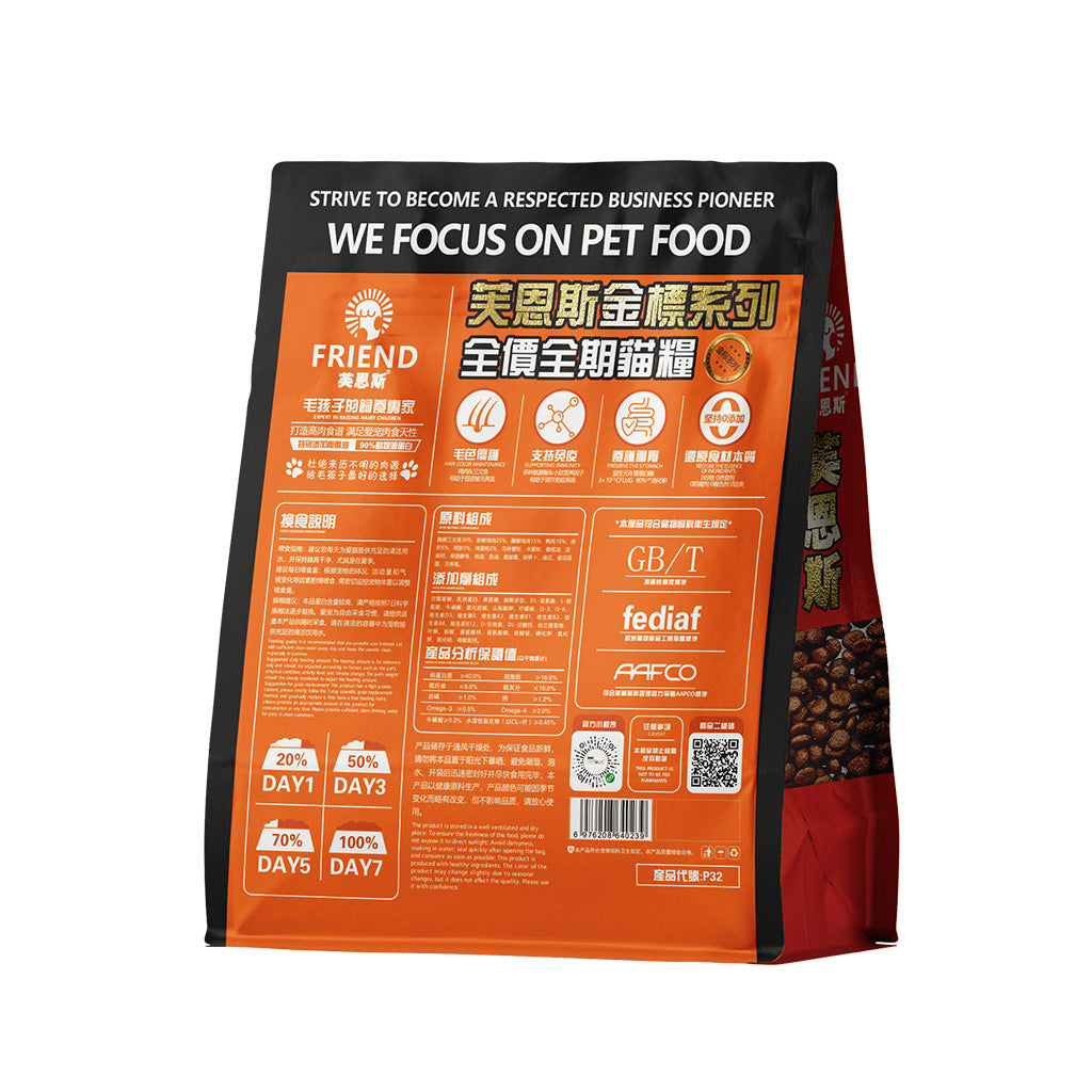 Flat Bottom Pouch for 1.5KG Pet Food Packaging