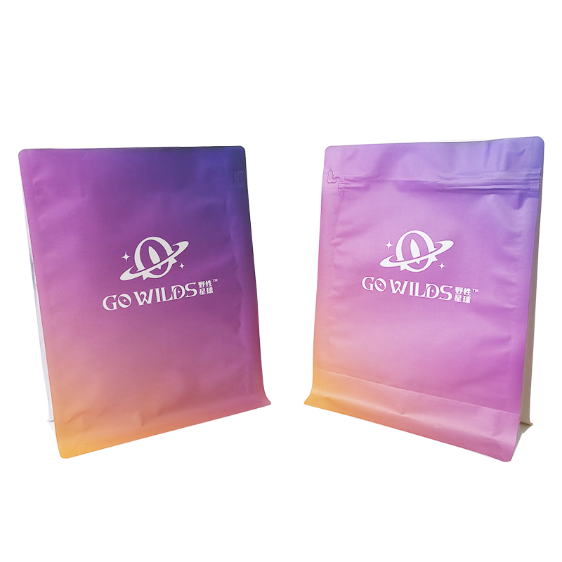 Flat Bottom Pouch for Food Packaging