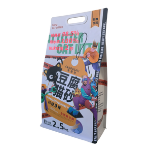 Flat Bottom Pouch for Cat Litter Packaging