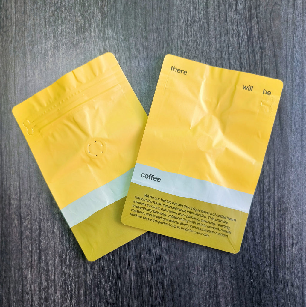 Flat bottom pouch for Coffee Bean Packaging