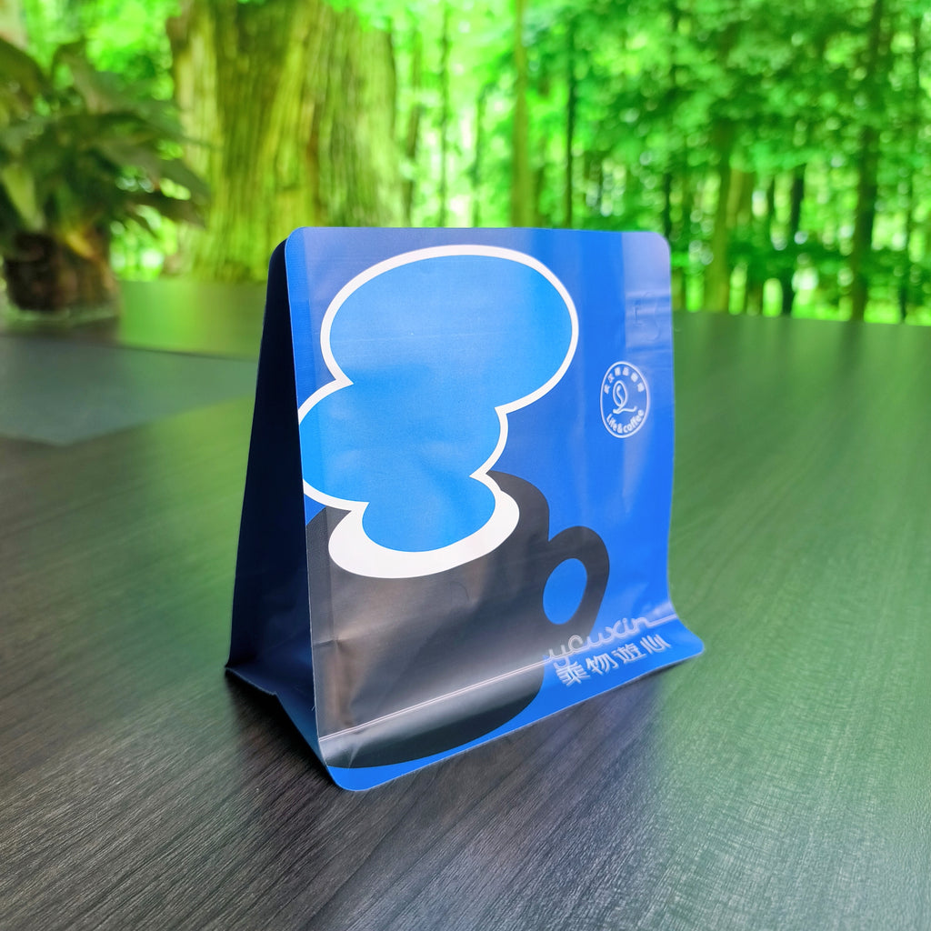 Flat bottom pouch for Coffee Beans Packaging