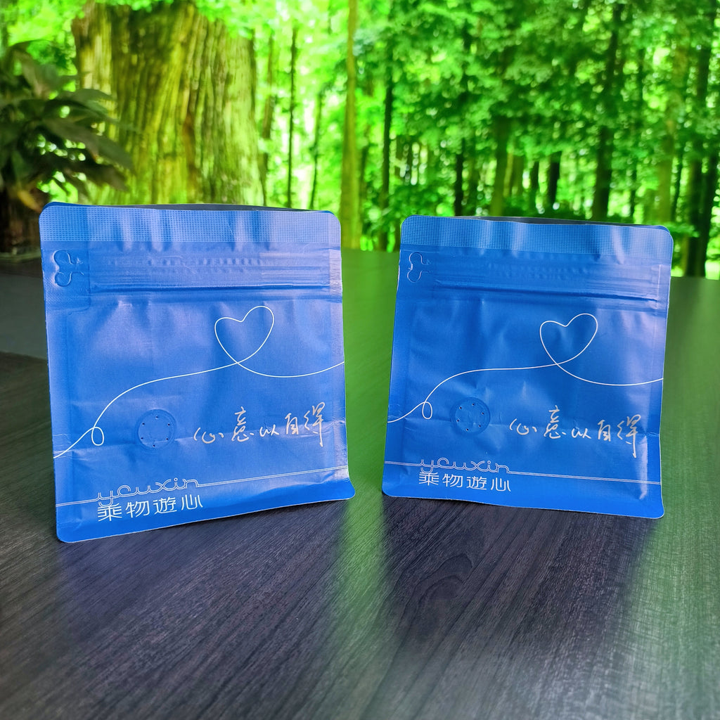 Flat bottom pouch for Coffee Beans Packaging