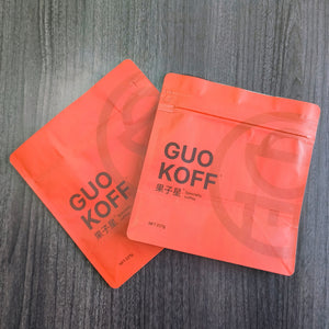 Flat bottom pouch for 227g Coffee Beans Packaging