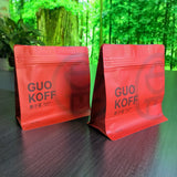 Flat bottom pouch for 227g Coffee Beans Packaging