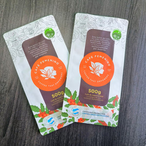 Flat bottom pouch for 500g Coffee Beans Packaging