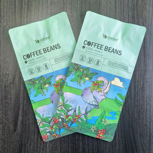 Flat bottom pouch for Coffee Beans Packaging