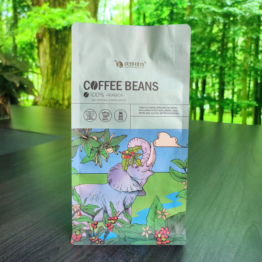 Flat bottom pouch for Coffee Beans Packaging