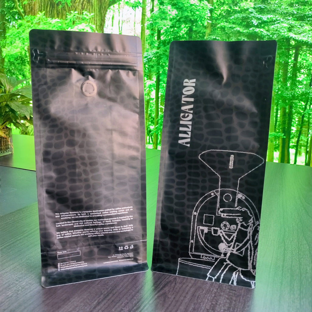 Flat bottom pouch for Coffee Beans Packaging