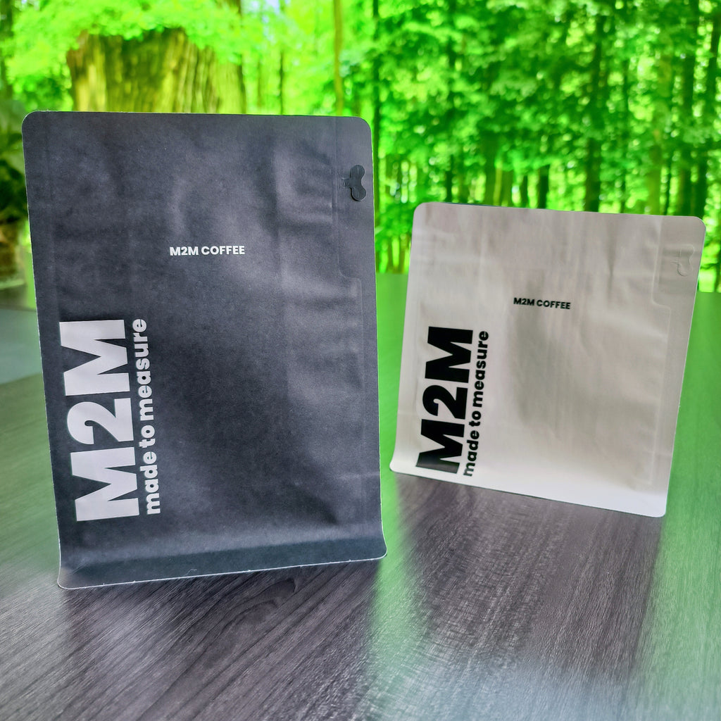 Flat Bottom Pouch with zipper for Coffee Packaging