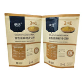 Stand up Pouch for 567g Flaxseed Packaging