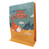 Flat Bottom Pouch for 1kg Cat Food Packaging