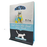 Flat Bottom Pouch for Pet Food Packaging