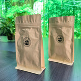 Flat bottom pouch for Coffee Bean Packaging