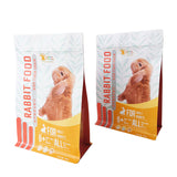 Flat Bottom Pouch for 900g Rabbit Food Packaging