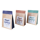 Flat Bottom Pouch made of Kraft Paper for Food Packaging