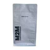 Flat Bottom Pouch with zipper for Coffee Packaging