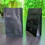 Flat Bottom Pouch with zipper for Coffee Packaging