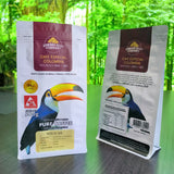 Flat Bottom Pouch with zipper for Coffee Packaging