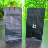 Flat Bottom Pouch with zipper for Coffee Packaging